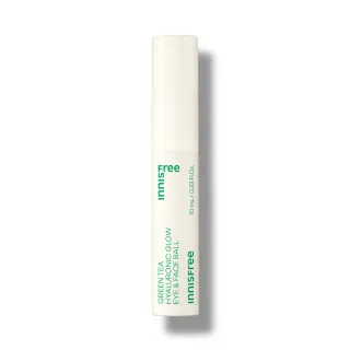 【INNISFREE】官方直營 綠茶玻尿酸滾珠眼部精華 10ml(冰珠眼霜/保濕/改善泡泡眼)