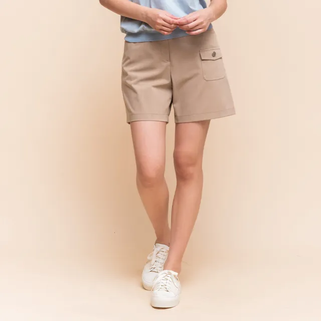 【perng yuh 芃諭名品】活力輕盈 袋飾 短褲(2025 SS Collection｜4A春夏新品上市)