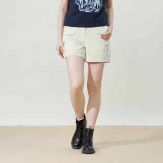 【ELLE ACTIVE】女款 機能風工裝口袋短褲-淺卡其色(EA25S2W3001#81)