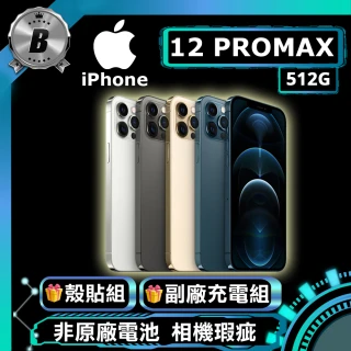 【Apple】B級福利品 iPhone 12 Pro Max 512G(贈 殼貼組)