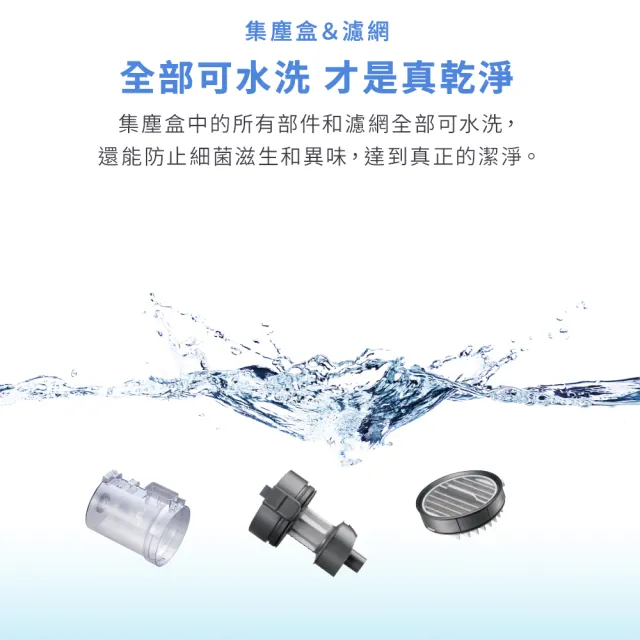 【Panasonic 國際牌】輕量無線吸塵器(MC-SB33J-W)