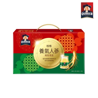 【QUAKER 桂格】養氣人蔘滋補液禮盒42ml×10入×1盒(中秋節禮盒/送禮推薦)