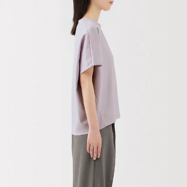 【MUJI 無印良品】女涼感蝴蝶袖T恤(共4色)