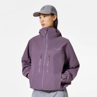 【Timberland 官方旗艦】女款紫色CAPS RIDGE防水機能外套(A5XRUENX)