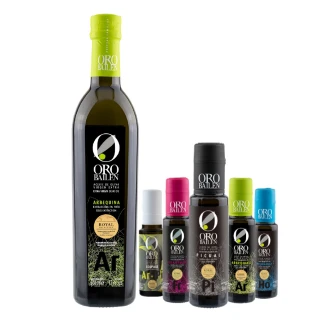 【Oro Bailen 皇嘉】特級冷壓初榨橄欖油 皇家級Arbequina 500ml+100ml 經典組(生飲涼拌料理全方位使用)
