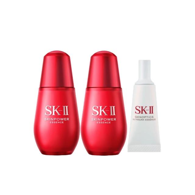 即期品【SK-II】即期品 肌活能量精萃 30ml 2瓶 贈光蘊臻采煥亮精華10ml(專櫃公司貨 製造112.09月)