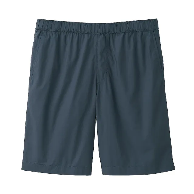 【MUJI 無印良品】男水洗平織布舒適短褲(共8色)