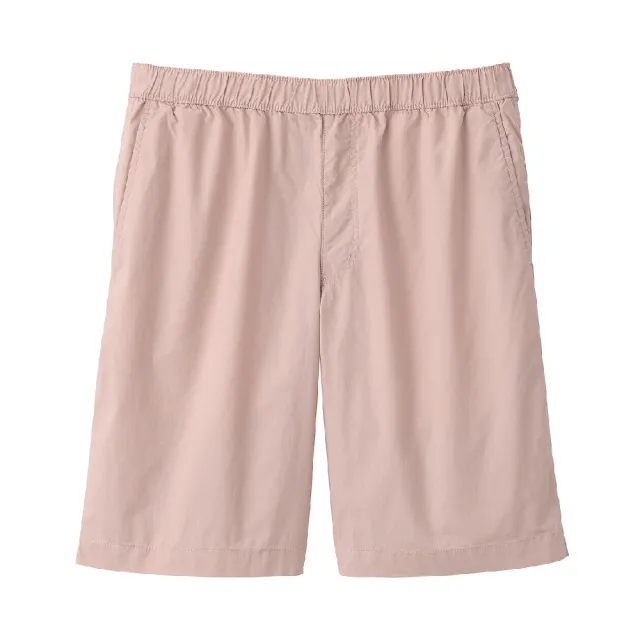 【MUJI 無印良品】男水洗平織布舒適短褲(共8色)