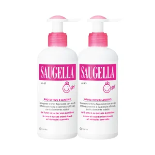 【SAUGELLA 賽吉兒】潔浴凝露少女型200ml二入超值組(私密處清潔保養)