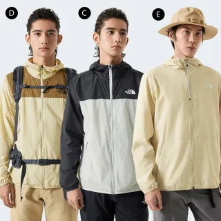 【The North Face 官方旗艦】男女款多機能防曬連帽外套(多款任選)