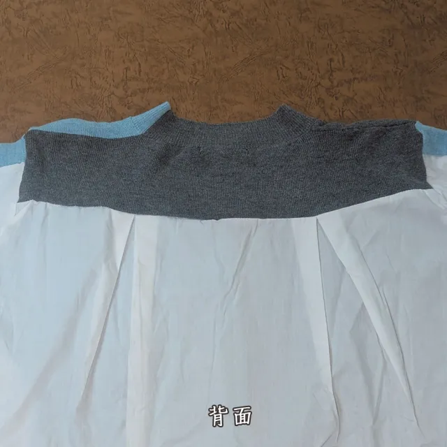 【PANGCHI 龐吉】前短後長拼接設計感上衣(2423281/31/41)