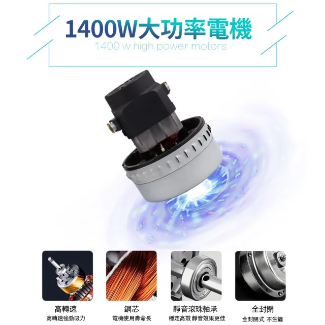 【tounichi 東日】吸塵機乾濕兩用 吸塵器 30L容量工業吸塵(30L大容量 金屬伸縮管)