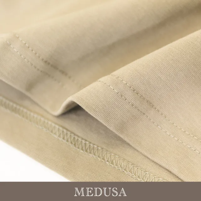 【MEDUSA 曼度莎】現貨-拼色休閒運動翻領上衣（M-XL）｜女運動上衣 女T恤 女休閒上衣(601-5420A)