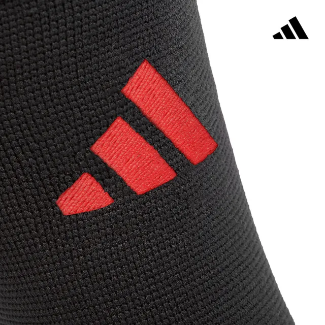 【adidas 愛迪達】膝關節用彈性透氣護套(護膝)