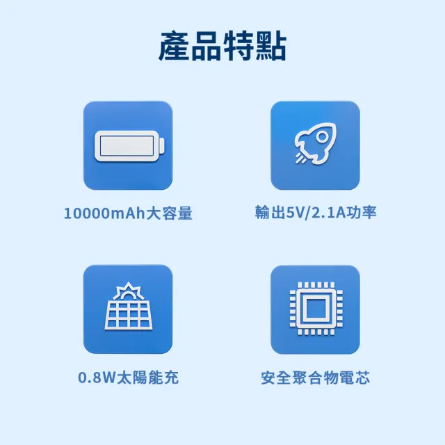 【Philips 飛利浦】2入超值組-DLP7728N 10000mAh 2孔輸出 太陽能行動電源(有太陽就有電/多孔輸入)