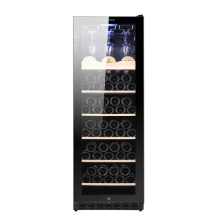 【LEZUN/樂尊】LZ-270L01智能可觸控恒溫紅酒櫃 櫸木儲酒櫃(紅酒恆溫櫃 酒櫃 冷藏櫃)
