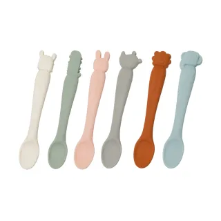 【Loulou lollipop】動物造型 矽膠餵食湯匙(多款可選)