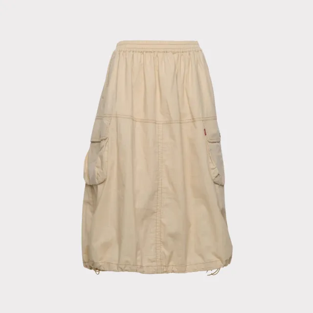 【LEVIS】女款 空氣裙 舒適裙擺 休閒長裙 熱賣單品 003W4-0002