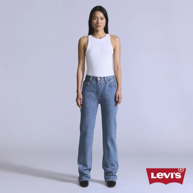 【LEVIS】BLUETAB™ 女款 日本製PLANK舒適直筒丹寧牛仔褲 熱賣單品 A9138-0002