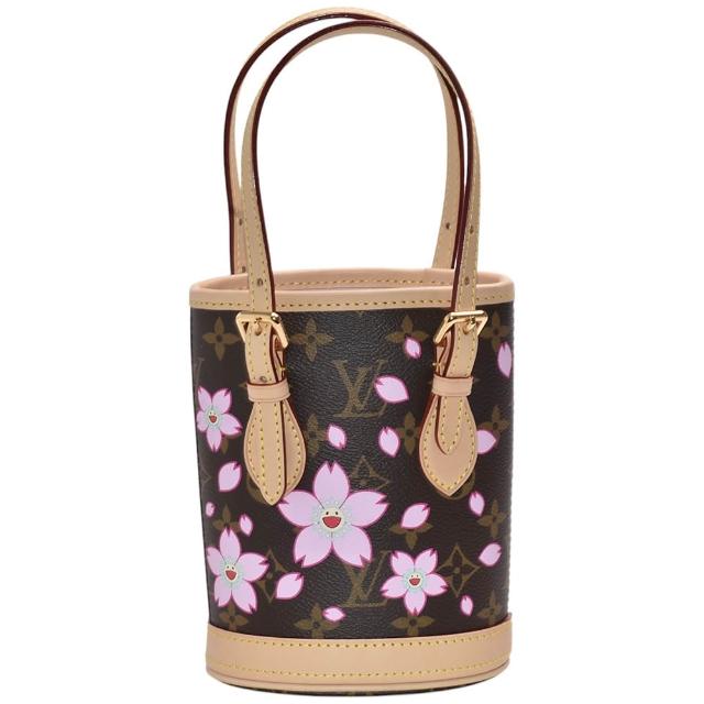 【Louis Vuitton 路易威登】M13417  TM Nano Bucket系列皮革迷你手提/肩背包(棕咖色)