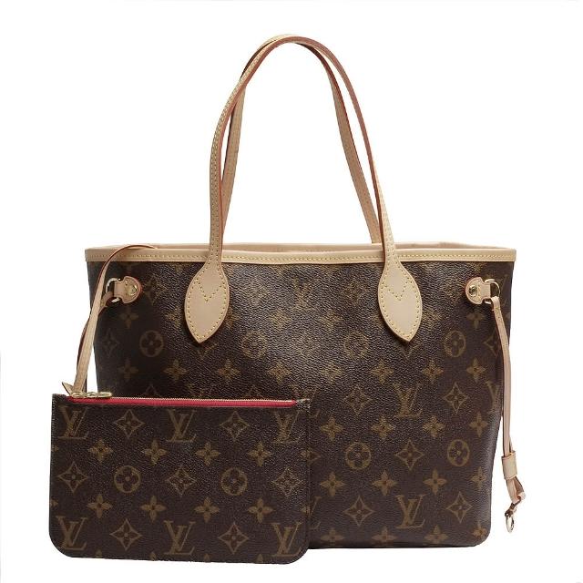 LV LOUIS VUITTON路易威登 M41245 經典 Monogram 花紋 Neverfull PM 子母包