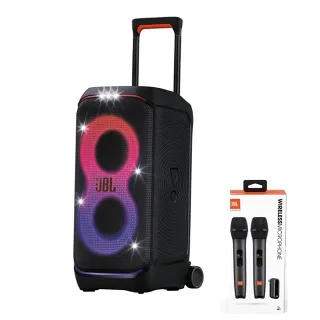 【JBL】PartyBox 320 便攜式可更換式電池 派對藍牙喇叭(贈同品牌無線麥克風)