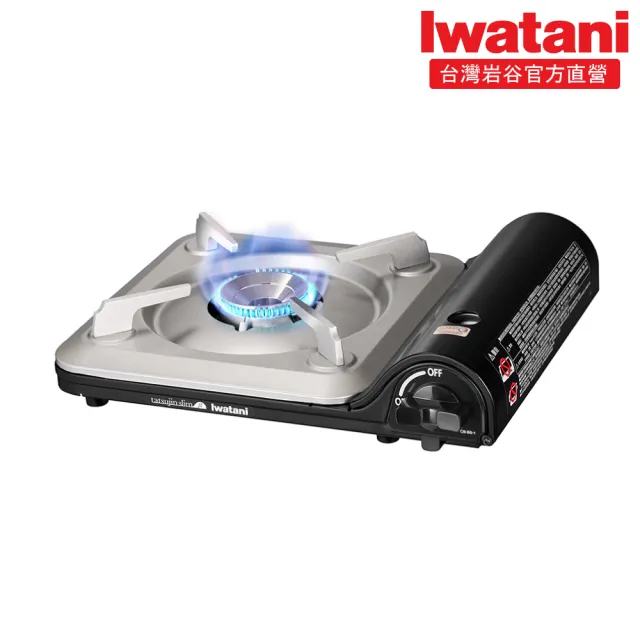 【Iwatani 岩谷】超薄型高效瓦斯爐tatsujin slimβ 3.3kW附盒及岩谷瓦斯罐六入組(CB-BS-1-set004)