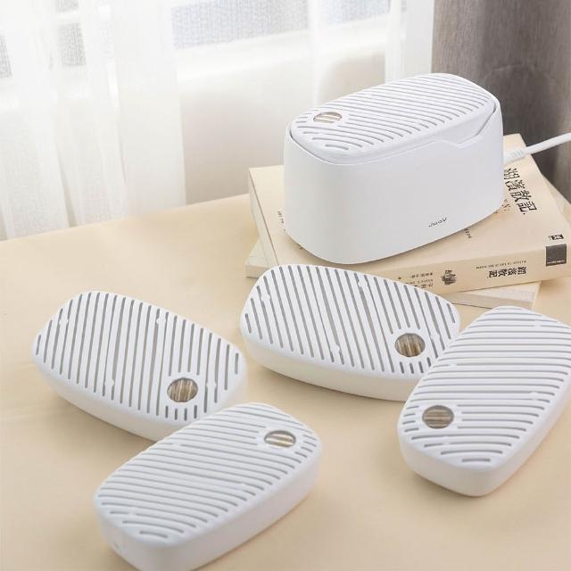 【JWAY】綠能無線除濕器2小時極速還原-1組+4除濕盒 JY-DH322-5(小型迷你除濕機 除濕袋 除濕劑 禮物)
