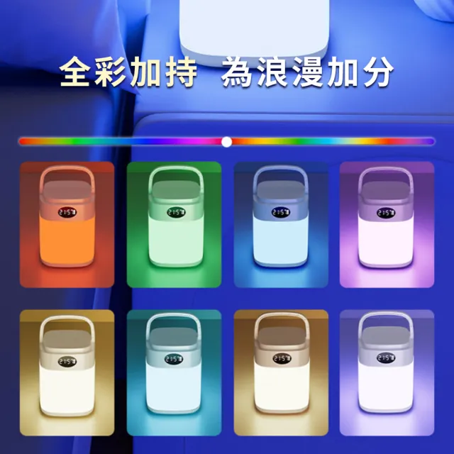 LED護眼床頭燈 可遙控檯燈 智能定時 觸控七彩夜燈 無線遙控檯燈 氛圍燈  新年禮物(手提/壁掛/桌面)