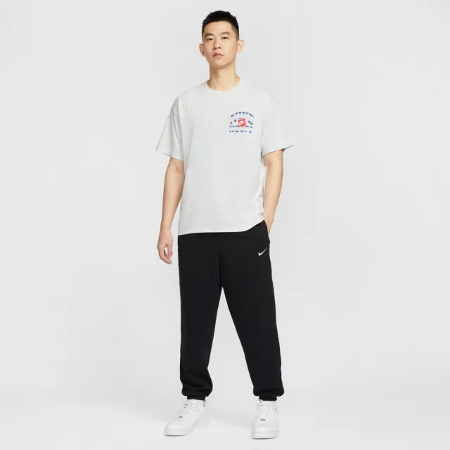 【NIKE 耐吉】短袖上衣 運動 休閒 男 AS M NK TEE M90 OC DNA 白灰色(HJ3437025)