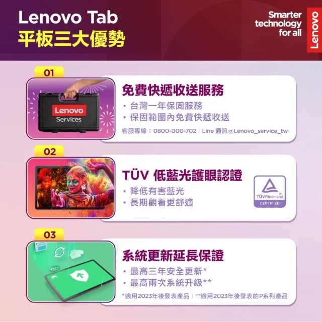 【Lenovo】Tab Plus 11.5吋 8G/128G WIFI TB351FU 平板電腦