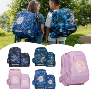 【Beckmann】AIR FLX 擴充護脊書包20-25L+Gym12L輕便後背包(低年級挪威書包/拉鍊擴充書包)