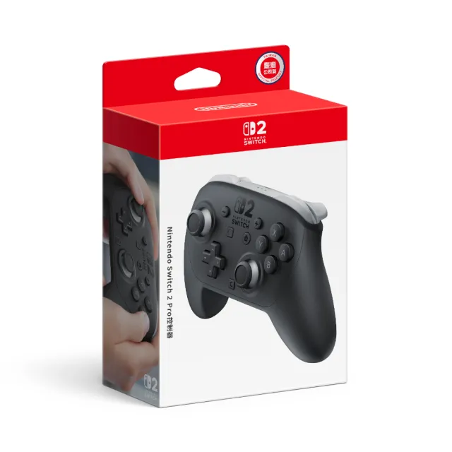 【Nintendo 任天堂】NS2 Switch 2 黑灰色 Pro 控制器 手把(台灣公司貨)