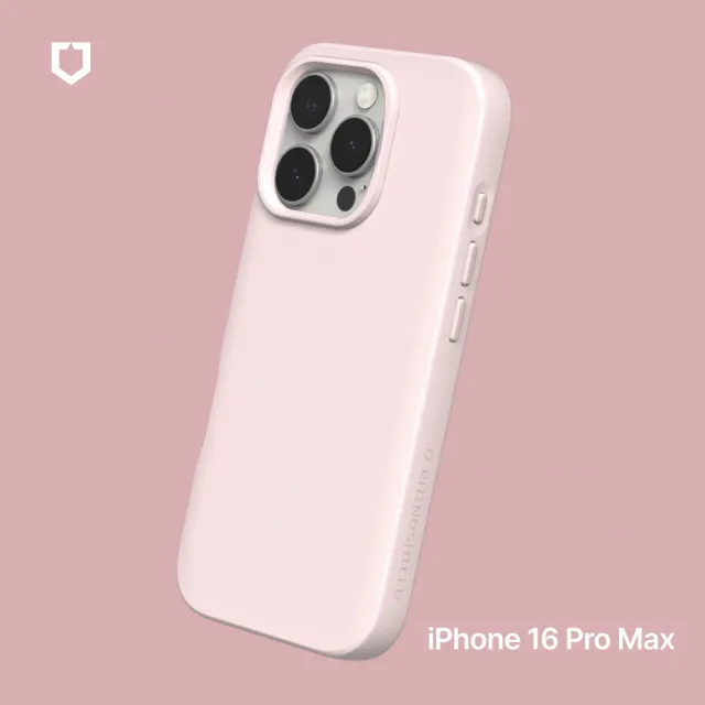 【RHINOSHIELD 犀牛盾】iPhone 16 Pro Max 6.9吋 SolidSuit經典防摔背蓋手機保護殼(相機鍵開孔版)