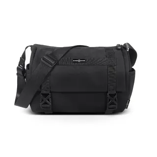 【MANDE RHODE 曼德羅德】素面大容量插扣造型郵差包-大/L(A5890K)