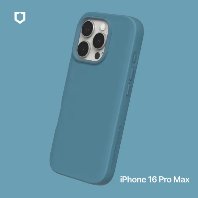 【RHINOSHIELD 犀牛盾】iPhone 16 Pro Max 6.9吋 SolidSuit經典防摔背蓋手機保護殼(相機鍵按鈕版)