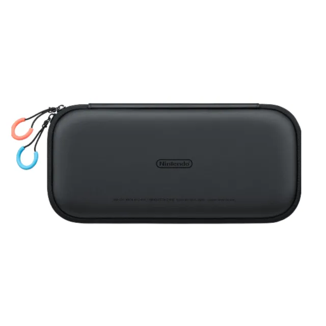【Nintendo 任天堂】Nintendo Switch2 便攜包 收納包 灰黑(台灣公司貨-附螢幕保護貼)