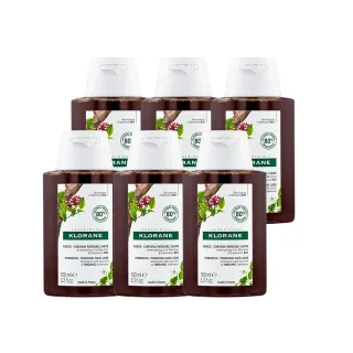 【KLORANE 蔻蘿蘭官方直營】養髮強韌洗髮精100ml*6入組