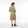 【JEEP】女裝 率性綁帶工裝長袖連身裙(軍綠色)