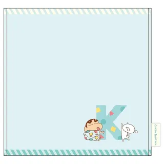 【T’S FACTORY】蠟筆小新 純棉刺繡方巾 純棉手帕