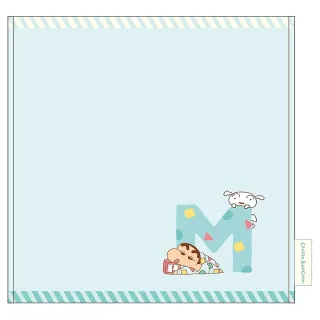 【T’S FACTORY】蠟筆小新 純棉刺繡方巾 純棉手帕