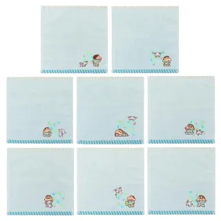 【T’S FACTORY】蠟筆小新 純棉刺繡方巾 純棉手帕