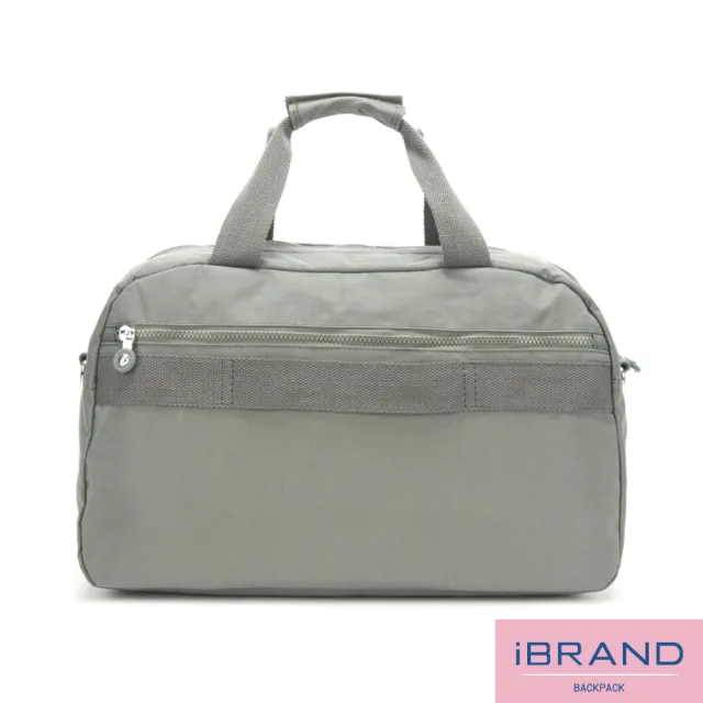【iBrand】雙11 輕盈防潑水2WAYS手提斜側背旅行袋行李袋(防水包 藍色)