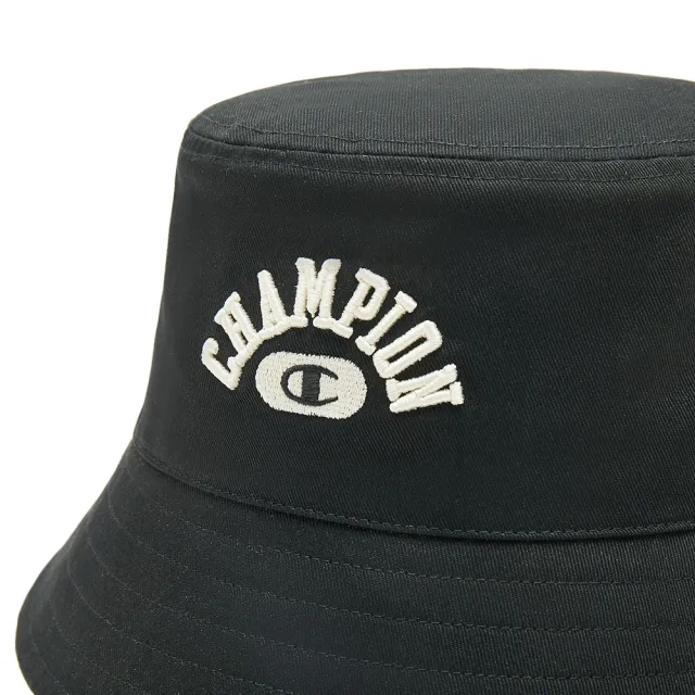 【Champion】官方直營 中性-C-LIFE 刺繡漁夫帽-黑色(U4CACCU21U1)