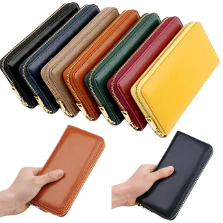 【LEEHER】交換禮物 錢包/手機包/女用長夾/男生長夾/零錢包/牛皮皮包/錢包/長夾拉鍊錢包/ 
