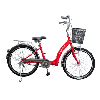 【DIVANO】24吋單速低跨淑女車(雙支撐停車架)