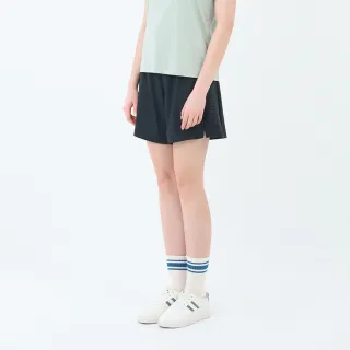 【GIORDANO 佐丹奴】女裝抗UV冰涼感短褲 G-Motion G-Cool Auti-UV系列(09 標誌黑)