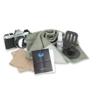 【Swallow】清潔組合13(清潔液+拭鏡紙+拭鏡布+包布+1598-手機平板用)