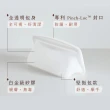 【美國Stasher】長形美妝袋2色可選｜矽膠密封防漏收納袋(專利封口、輕鬆按壓超強防漏、透明袋身方便拿取)