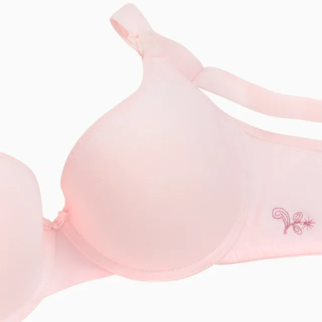 【Gennies 奇妮】2件組*哺乳內衣 簡約無痕軟鋼圈內衣(膚)